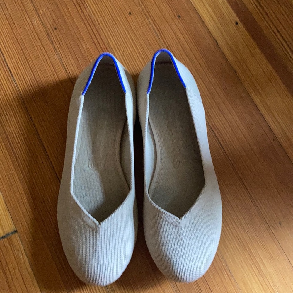 Rothy’s ecru flats 8.5